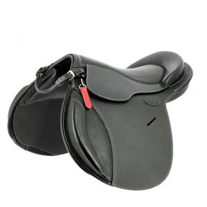 9201121-saddle-for-pony-guy-cantin-evolution-jumping-black