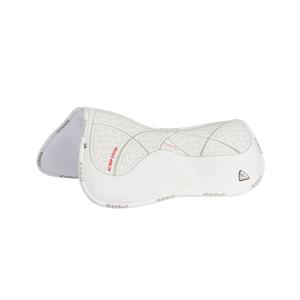 ac461-white-silver-suede-saddle-pad-with-silicone-ac-grip-for-horses-acavallo-system-memory-white-silver