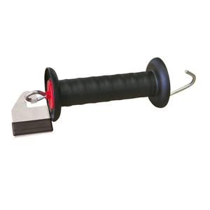 4494140-door-handle-with-ribbon-connector-40-mm-ako-litzclip-x5-black-red-one-size