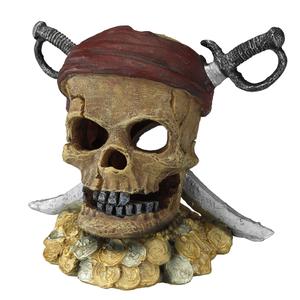 234-430071-decorative-object-pirate-skull-with-eye-patch-aqua-della-golden-red-7x7x8-cm