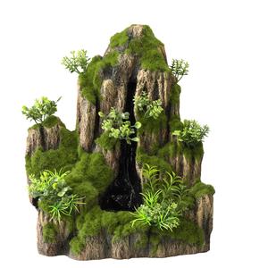 234-434963-aquarium-decoration-aqua-della-cascade-avec-pompe-moss-rock-green-brown-25-5x18x31-cm