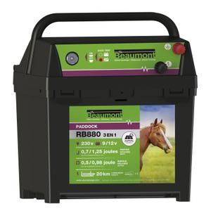 703022-kit-for-electric-fence-3-in-1-solar-panel-10-w-beaumont-paddock-rb880-black-one-size