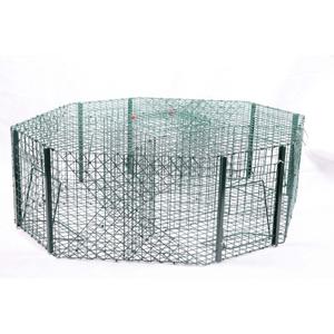 129703002-octagonal-magpie-cage-boxtrap-green-30-5x100x88-cm