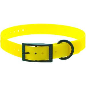 c123801-double-buckle-polyurethane-dog-collar-canihunt-xtreme-yellow