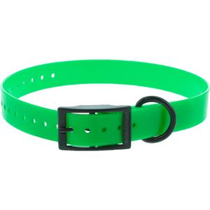 c121904-double-buckle-polyurethane-dog-collar-canihunt-xtreme-green