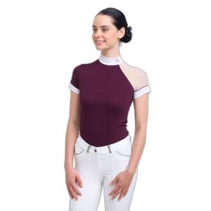 500-103131-burgundy-white-burgundy-women-s-competition-polo-shirt-cavalliera-modern-dame-burgundy-white-burgundy