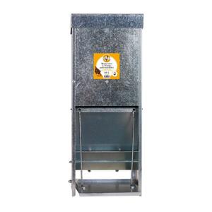 400002-poultry-feeder-with-pest-proof-hopper-in-galvanized-steel-chick-a-silver-30-l