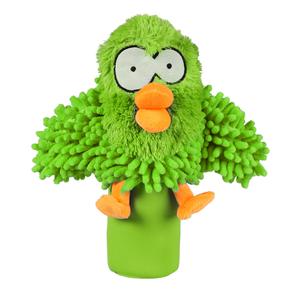 304-450772-plush-toy-for-dog-coockoo-oohoo-bottle-squeaker-green-27x24x7-cm