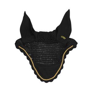 va00174a-black-gold-black-fly-bonnet-for-horse-with-cord-derby-black-gold-black