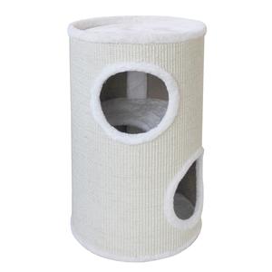 431-411056-cat-scratching-post-ebi-trend-dome-everlast-tower-egg-shell-37x37x56-cm