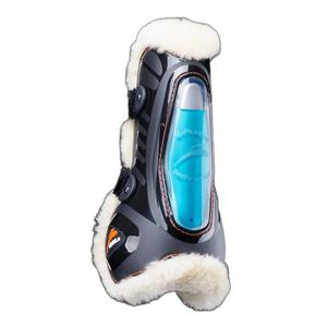 eshoflnasv-front-tendon-boots-for-horses-equick-eshock-scratch-fluffy-black