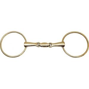 600911145-two-ring-snaffle-bit-in-nickel-silver-feeling-golden-145-mm