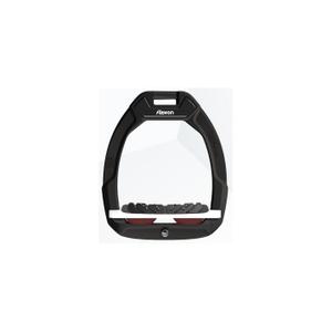 so05iug0124-safety-riding-stirrups-inclined-ultra-grip-black-white-maroon-flex-on-safe-on-black-white-bordeaux-one-size