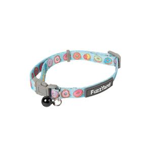fzcl699-cat-collar-fuzzyard-you-drive-me-glazy-blue-brown-pink-green-20-30-cm