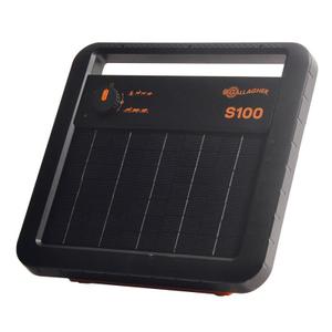 346304-energizer-with-battery-free-support-stake-12v-1-0j-gallagher-s100-black-one-size