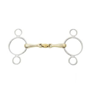 0707021-3-ring-horse-bit-for-double-break-kavalkade-kavalbit-16-mm-golden