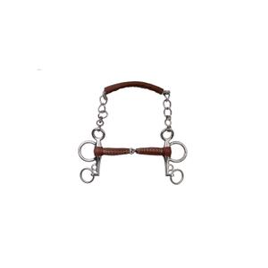 5900701-pelham-for-horse-with-leather-short-legs-metalab-pinchless-silver
