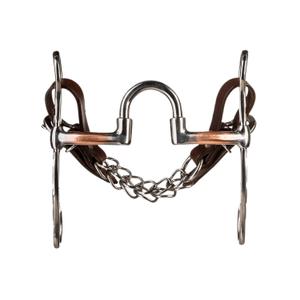 mo00859-western-snaffle-bit-for-horse-with-copper-covered-bars-and-short-engraved-branches-metalab-bf-silver-13-cm