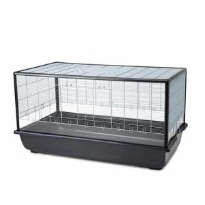 62477-rodent-cage-nobby-pet-aura-120-plexi-silver-black-118x64x62-cm