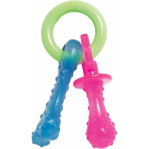 982087eu-dog-toy-nylabone-puppy-teething-pacifier-bacon-xs-blue-pink-xs