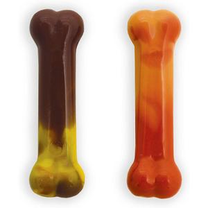 983327eu-set-of-2-dog-toys-nylabone-extreme-chew-cheeseburger-and-apple-flavour-s-yellow-orange-s