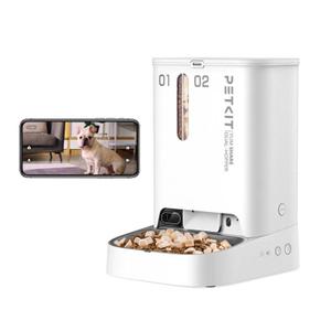 7659-dual-connected-automatic-kibble-dispenser-with-camera-for-pets-petkit-yumshare-dual-hopper-5l-white-24x27x36-cm