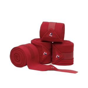 1006r-pack-of-4-polo-shirt-bands-for-horse-premier-equine-red-one-size