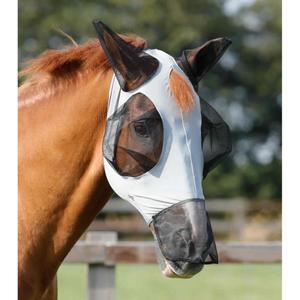 6301sg-anti-fly-mask-for-horses-premier-equine-comfort-tech-xtra-lycra-gray