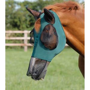 6301sgre-anti-fly-mask-for-horses-premier-equine-comfort-tech-xtra-lycra-green