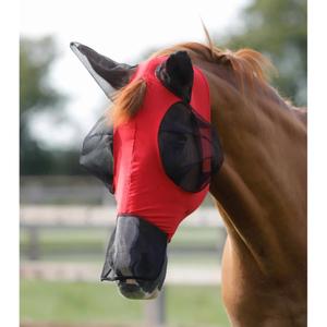 6301sr-anti-fly-mask-for-horses-premier-equine-comfort-tech-xtra-lycra-red