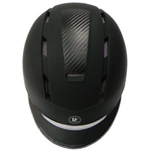 355000-gris-noir-riding-helmet-polyethylene-privilege-equitation-confort-dark-grey