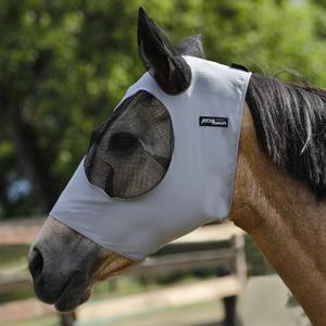 ag00194-grey-fly-veil-for-horses-in-stretchy-lycra-pro-tech-gray