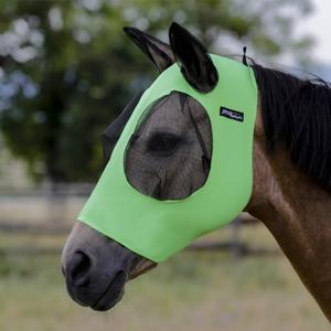 ag00194-lime-fly-veil-for-horses-in-stretchy-lycra-pro-tech-lime