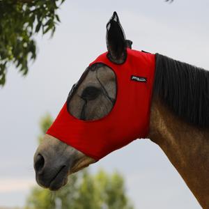 ag00194-red-fly-veil-for-horses-in-stretchy-lycra-pro-tech-red