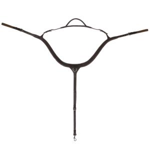 2234-dbr-hunting-collar-for-horse-with-handle-qhp-dark-brown