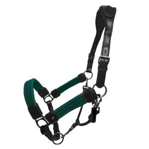 l05bm-halter-for-horse-silver-crown-paracord-black-marine-full