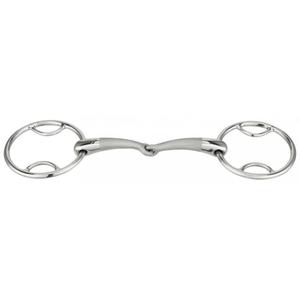 6404671-broken-2-ring-horse-bit-with-passes-sprenger-satinox-silver