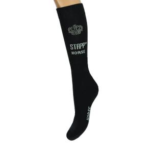 33510-998-riding-socks-stapp-zwart-strass-zilver