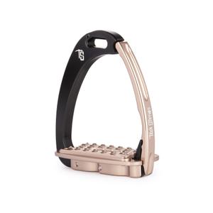 tsvsmbrosegold-safety-stirrups-for-riding-tech-stirrups-venice-sloped-m-black-rosegold-one-size