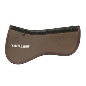 323-db-l-saddle-pad-for-horse-with-shock-absorber-thinline-dark-brown