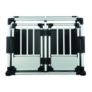 39345-double-aluminum-dog-carrier-trixie-silver-clear-93x64x88-cm