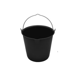 va00051-black-flexible-plastic-stable-bucket-with-metal-handle-v-plast-black-15-l