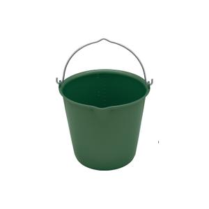 va00051-green-flexible-plastic-stable-bucket-with-metal-handle-v-plast-green-15-l