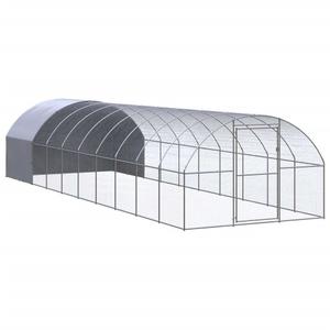3095476-galvanized-steel-chicken-coop-vidaxl-silver-3x10x2-m