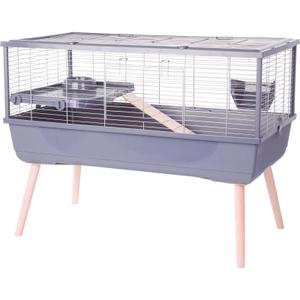 205662gri-cage-for-small-rodents-with-litter-tray-zolux-neolife-grey-100-cm